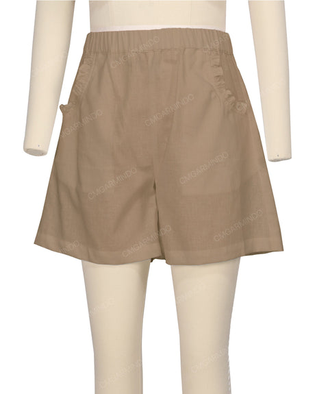 Ruffle Pocket Shorts