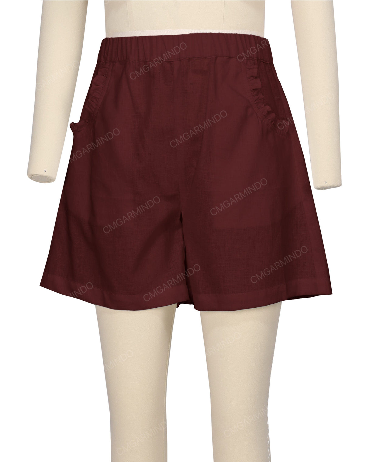 Ruffle Pocket Shorts