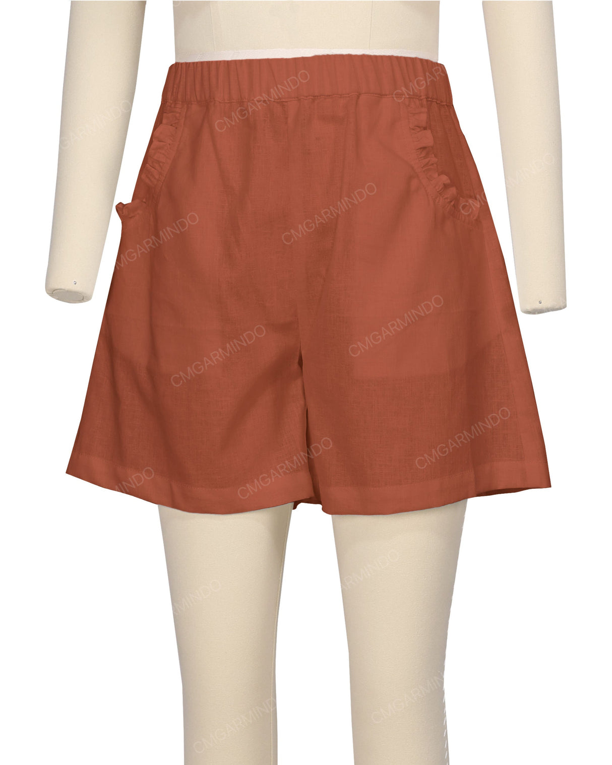 Ruffle Pocket Shorts