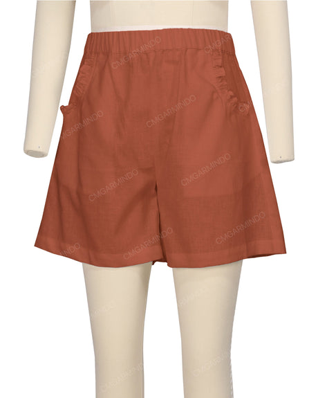 Ruffle Pocket Shorts