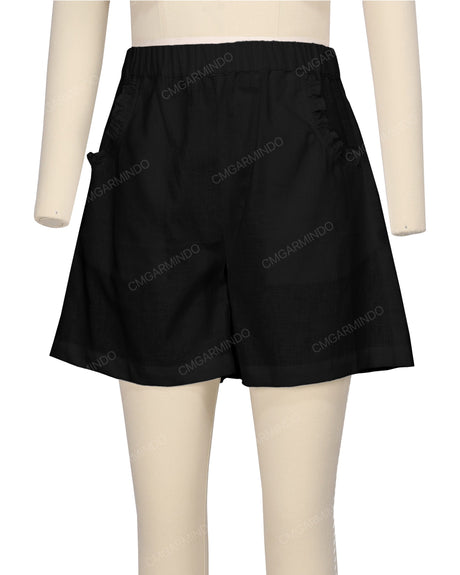 Ruffle Pocket Shorts