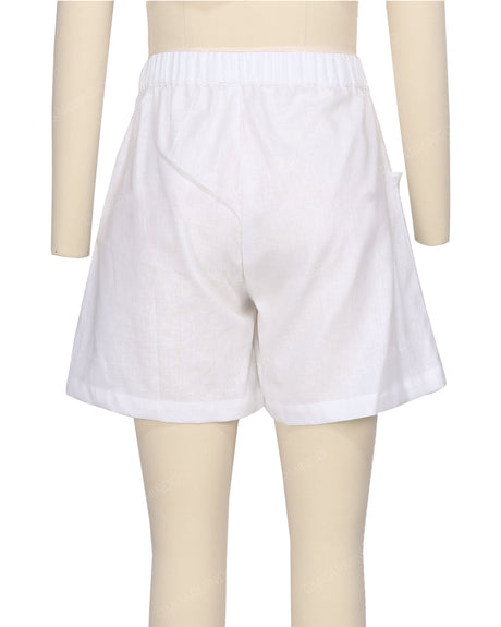 Ruffle Pocket Shorts