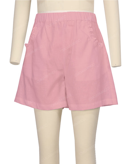 Cuffed Hem Walking Shorts