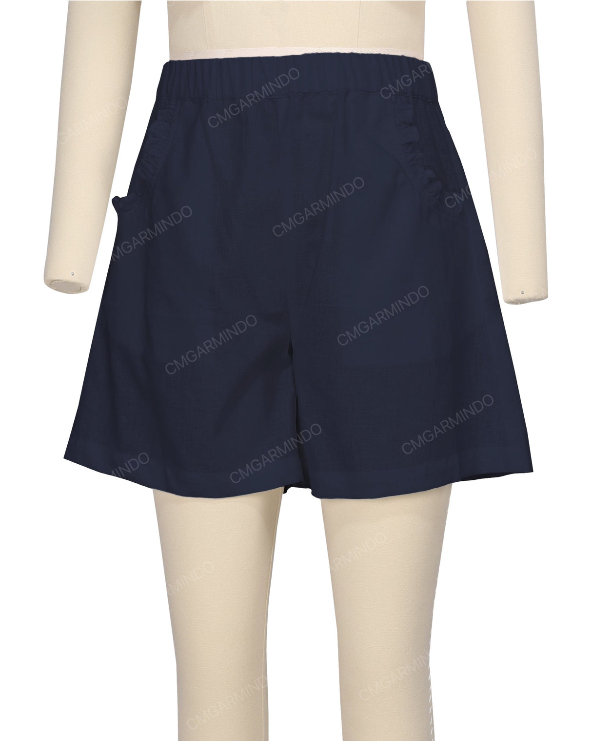 Ruffle Pocket Shorts