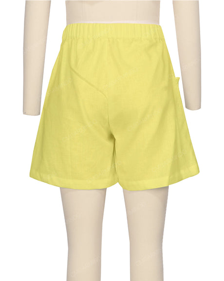 Ruffle Pocket Shorts