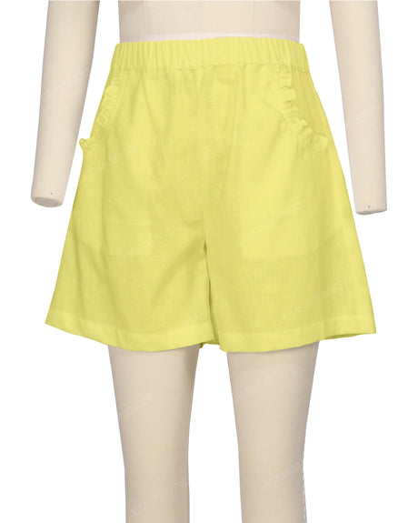 Ruffle Pocket Shorts