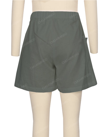 Ruffle Pocket Shorts