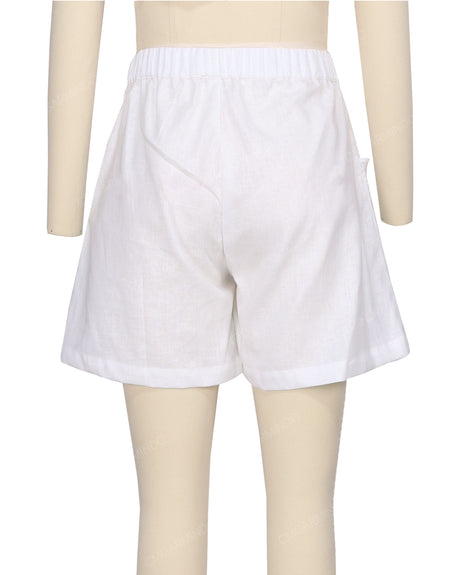 Ruffle Pocket Shorts