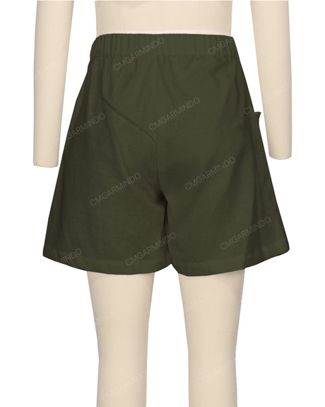 Ruffle Pocket Shorts