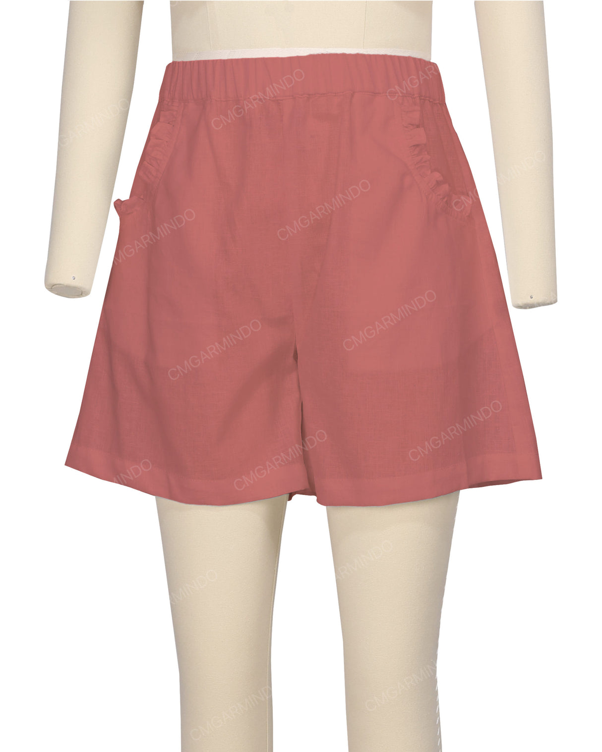 Ruffle Pocket Shorts