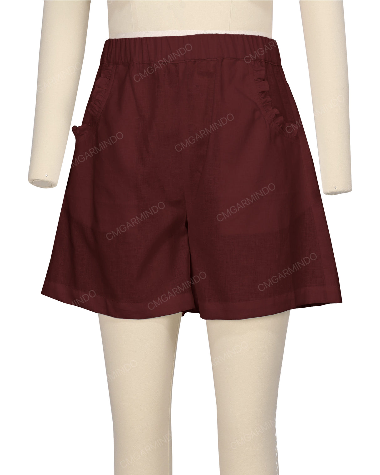 Ruffle Pocket Shorts
