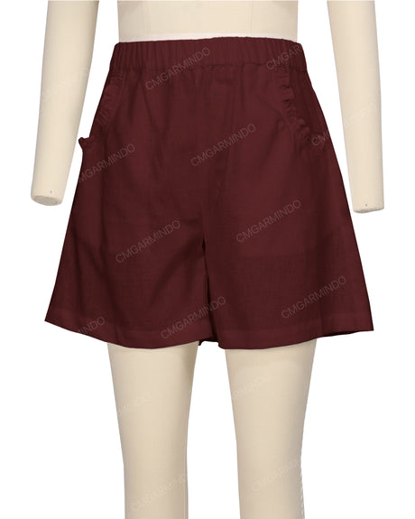 Ruffle Pocket Shorts