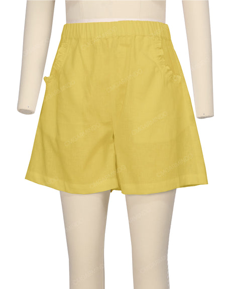 Ruffle Pocket Shorts