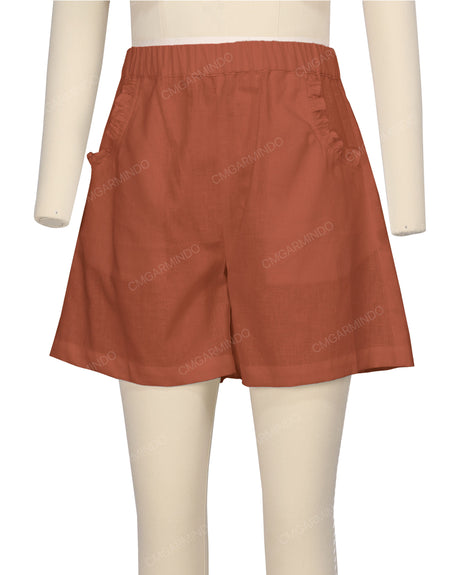 Ruffle Pocket Shorts
