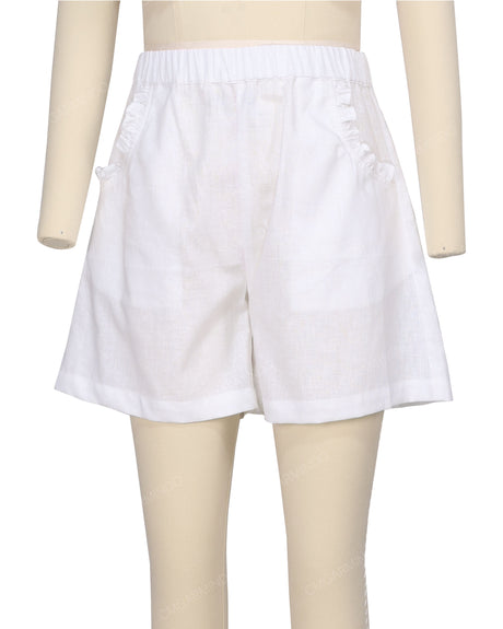 Ruffle Pocket Shorts