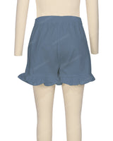 Ruffle Hem Shorts