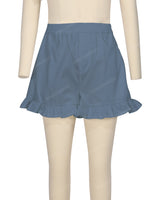 Ruffle Hem Shorts