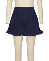 Ruffle Hem Shorts