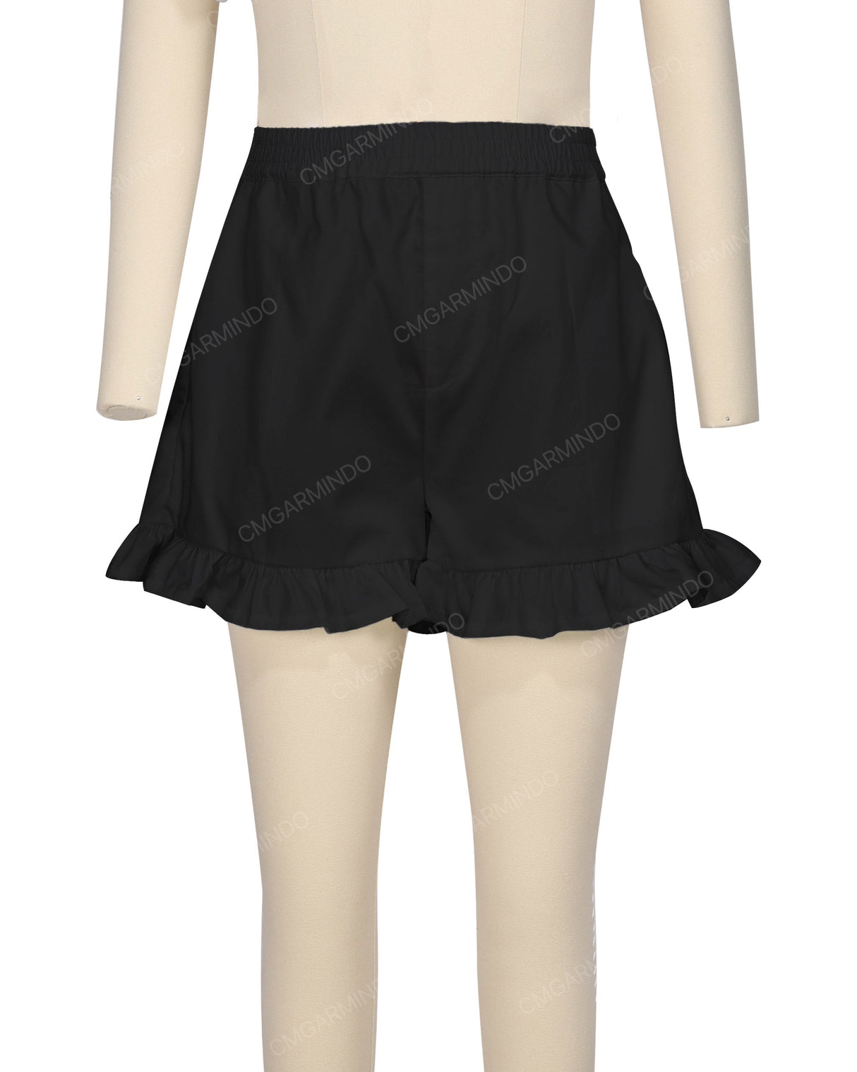 Ruffle Hem Shorts