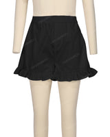 Ruffle Hem Shorts
