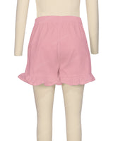 Ruffle Hem Shorts