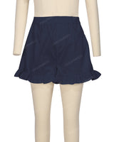Ruffle Hem Shorts