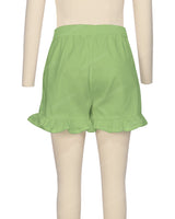 Ruffle Hem Shorts