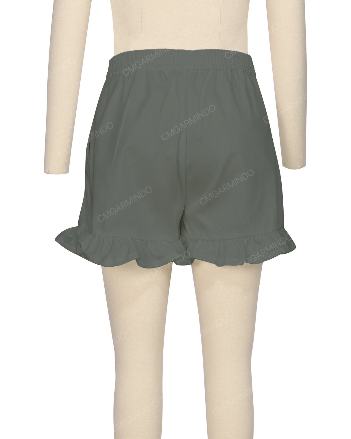 Ruffle Hem Shorts