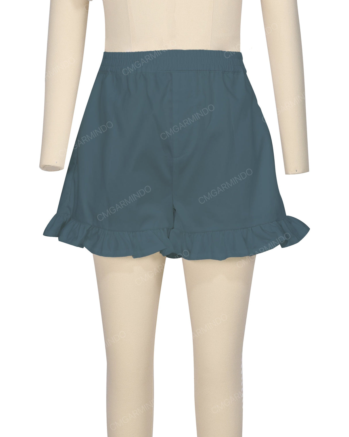 Ruffle Hem Shorts