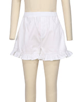 Ruffle Hem Shorts