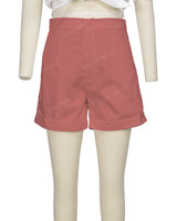 Cuffed Hem Shorts