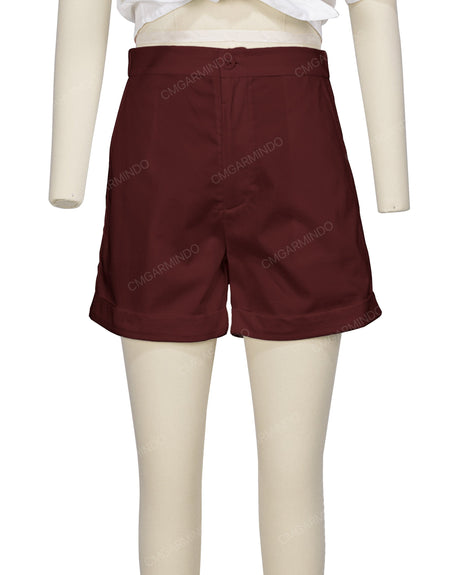 Cuffed Hem Shorts