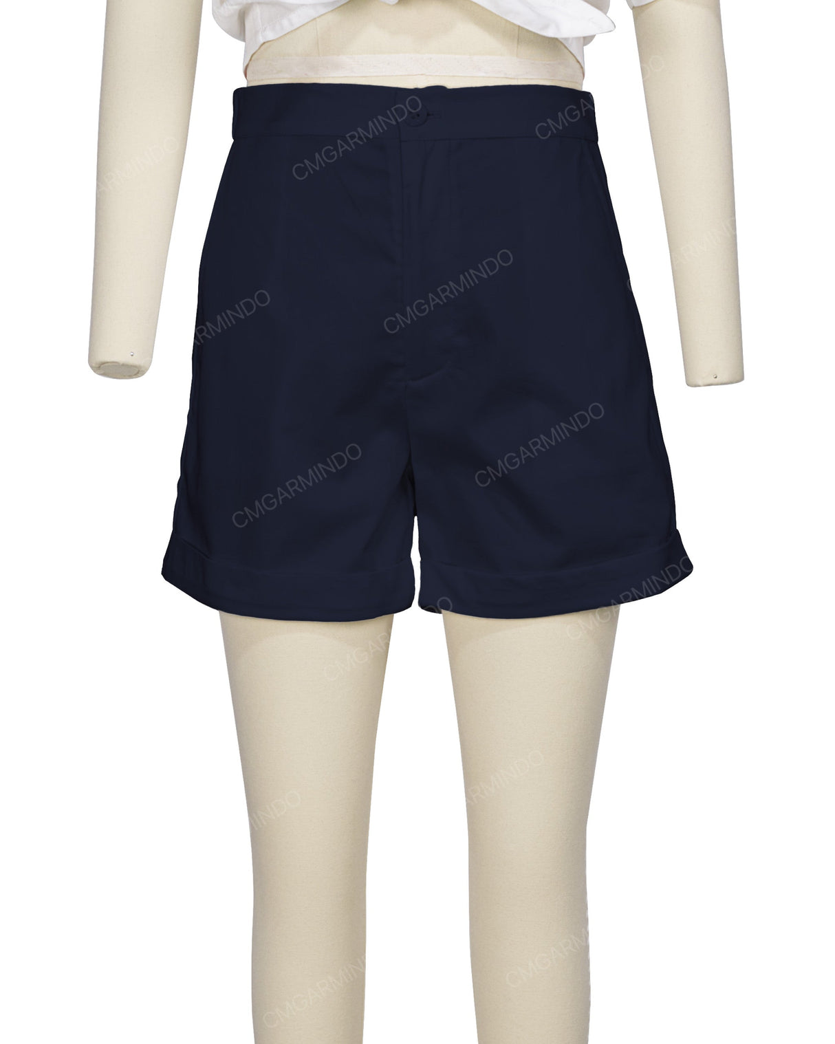 Cuffed Hem Shorts