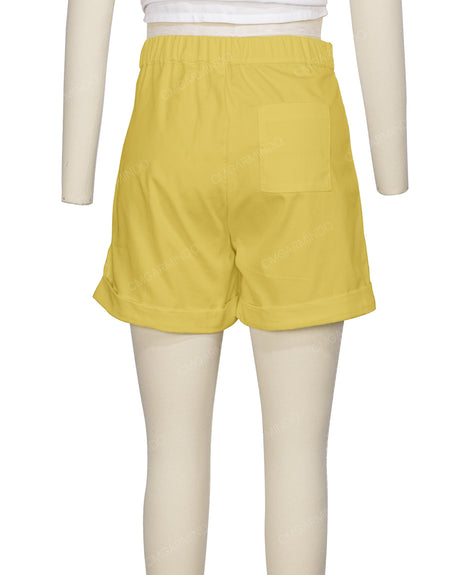 Cuffed Hem Shorts