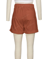 Cuffed Hem Shorts