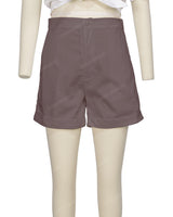 Cuffed Hem Shorts