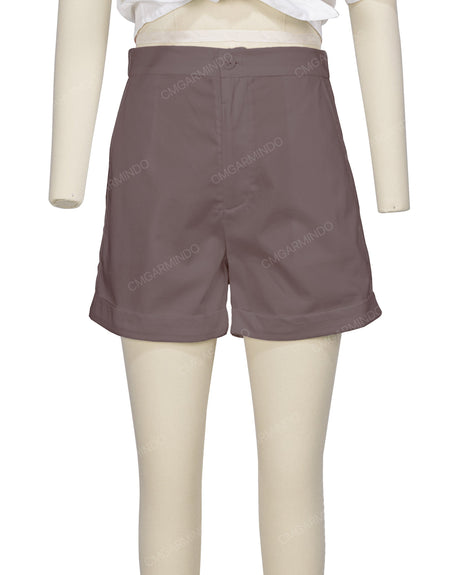Cuffed Hem Shorts