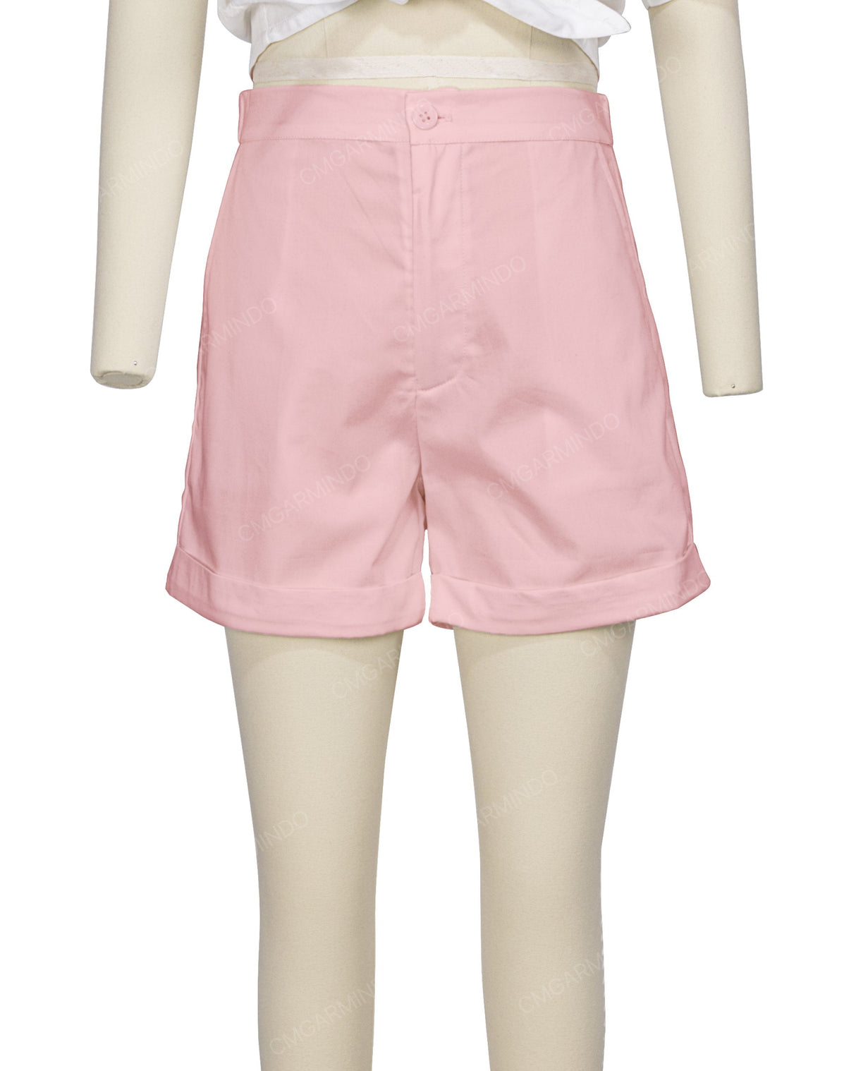 Cuffed Hem Shorts