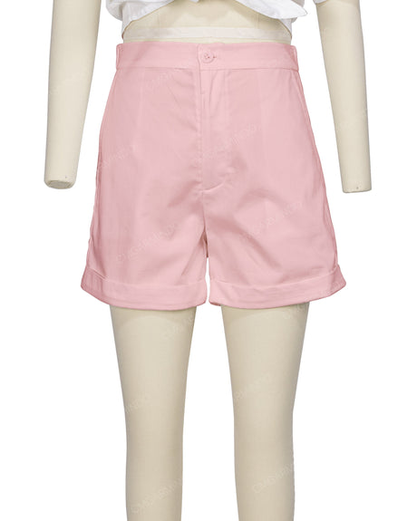 Cuffed Hem Shorts