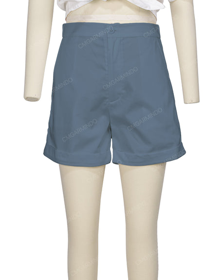 Cuffed Hem Shorts