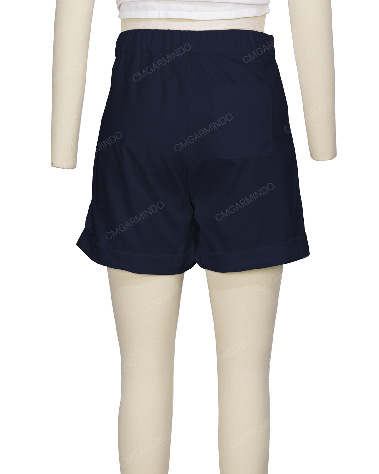 Cuffed Hem Shorts