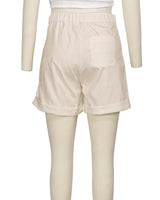 Cuffed Hem Shorts