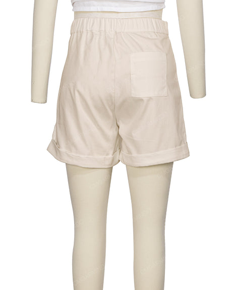 Cuffed Hem Shorts