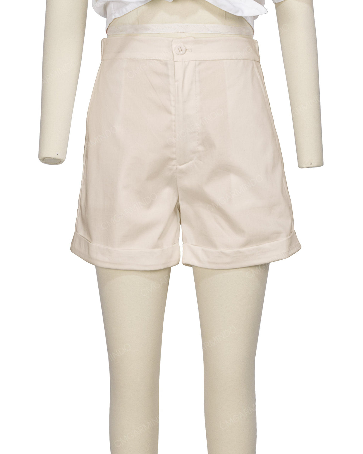 Cuffed Hem Shorts