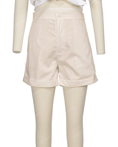 Cuffed Hem Shorts