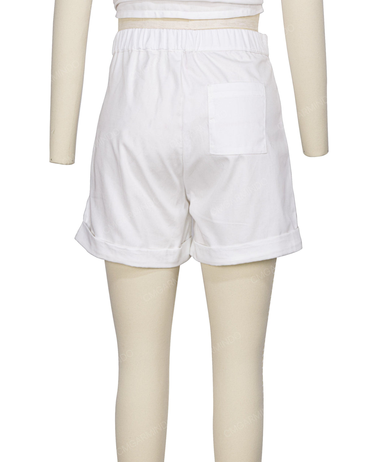Cuffed Hem Shorts