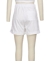 Cuffed Hem Shorts