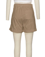 Cuffed Hem Shorts