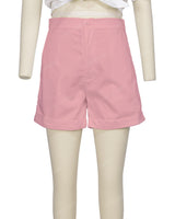 Cuffed Hem Shorts