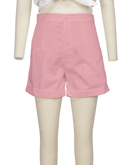 Cuffed Hem Shorts